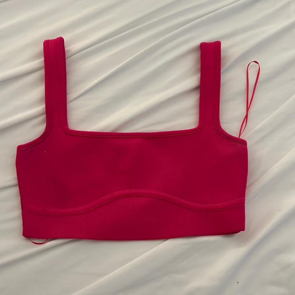 Zara pink crop top